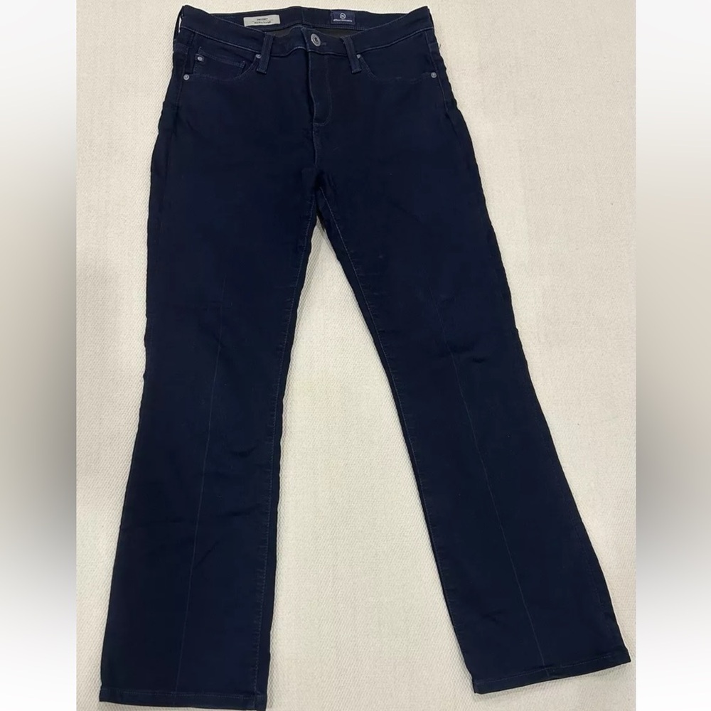 AG Adriano Goldschmied Jeans Mid Rise Straight Dark Wash Streetwear Size 28